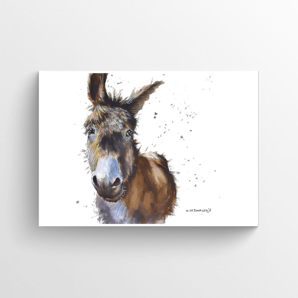 blake the donkey artwork poster