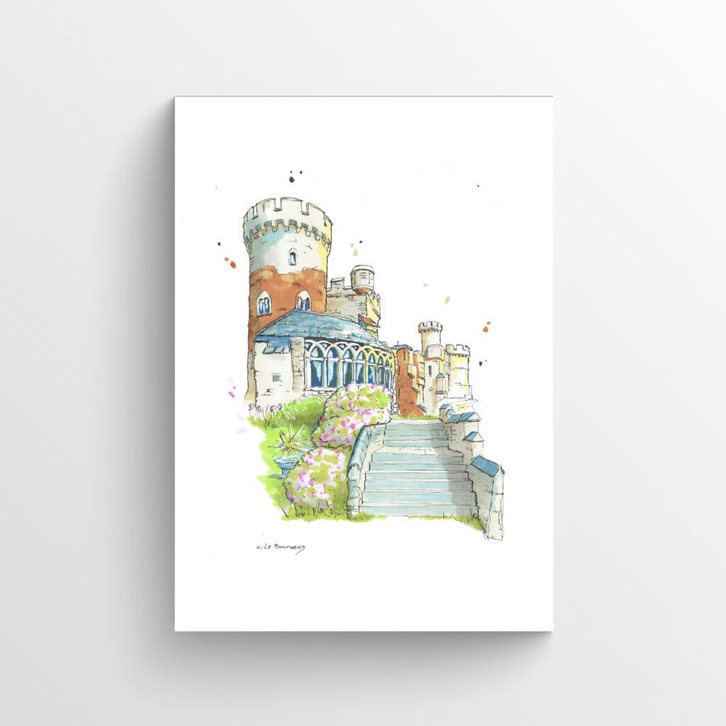 devizes castle artwork poster