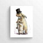 fred ast hare artwork poster