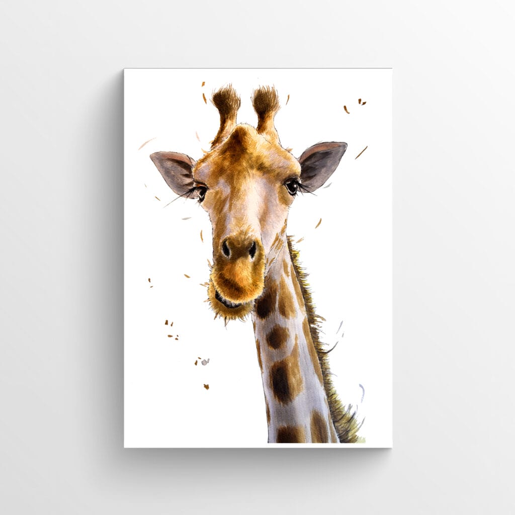jerry the giraffe artwork poster