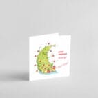 party time christmas greetings card
